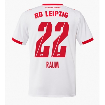Billige Fotballdrakt RB Leipzig David Raum #22 Replika Hjemmedrakt 2025-26 Kortermet